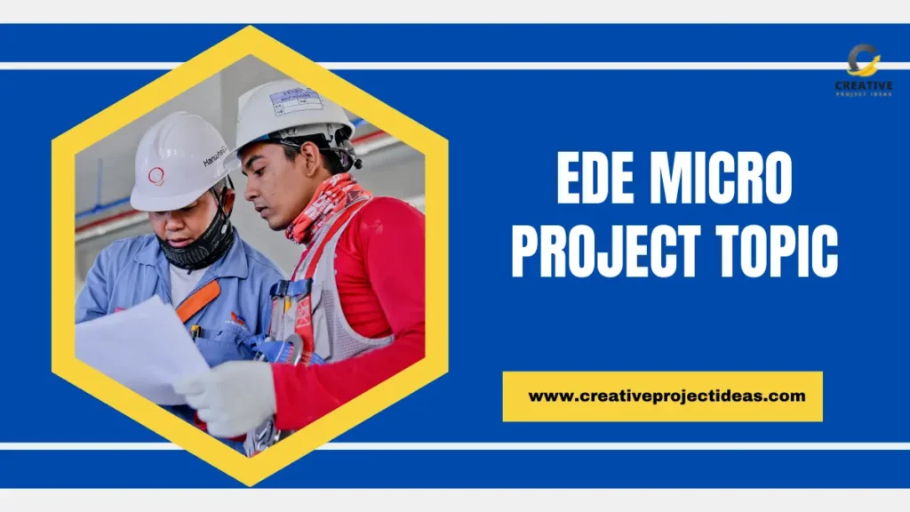 EDE micro project topics